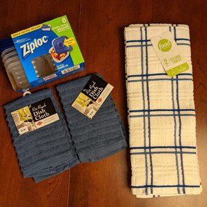 Food Network Kitchen Towels, Dish Cloth & Ziploc